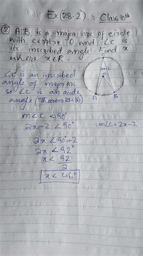 Exercise 28.2 - Complete - Class 10th - Mathematics