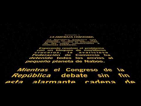 La Amenaza Fantasma - Opening HD (Latino)