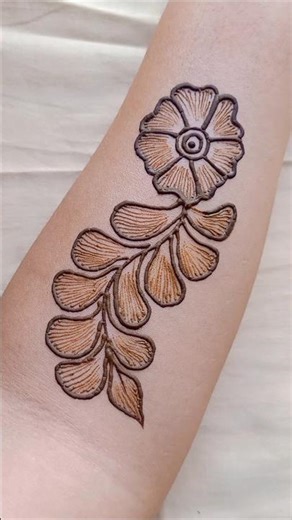 simple mehandi design #mehndi #henna #simple #mehmdidesign #letestmehndi#bridalmehandi