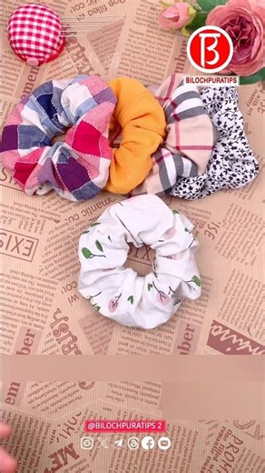 Easy tutorial on making a scrunchie
