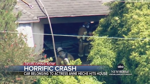An investigation is now underway after Anne Heche’s car slammed into a house in Los Angeles, injuring the star. Tonight, Heche’s rep says she in stable condition. Alex Presha reports as investigators piece together exactly what happened. https://abcn.ws/3QoglvV | ABC World News Tonight with David Muir