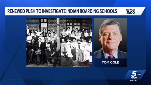 Oklahoma Rep. Tom Cole to investigate Native American boarding school deaths