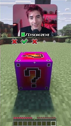 A MYSTERIOUS BLOCK 🤔🟦| MINECRAFT LUCKYBLOCKS