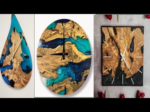 Epoxy Resin Wall Clock Design | Modern Statement Decor That Transforms Any Room.