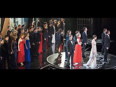 Cast of Les Miserables performing at the 85th Academy Awards (2013)