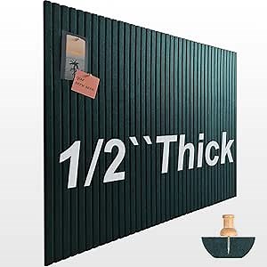 ORIENTOOLS Black Cork Board, 18" x 24" Black Bulletin Board, Framed Cork Board, Hanging Corkboards for Wall, Wooden Frame Vision Board Cork Notice Board with Frame, Pinboard for Office, Home, School