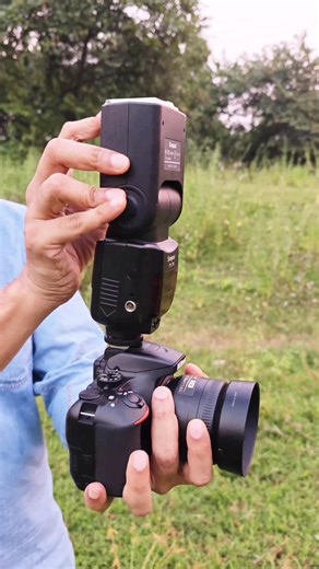 External flash for Portrait photography 🔥📸 Dslr Camera #shorts