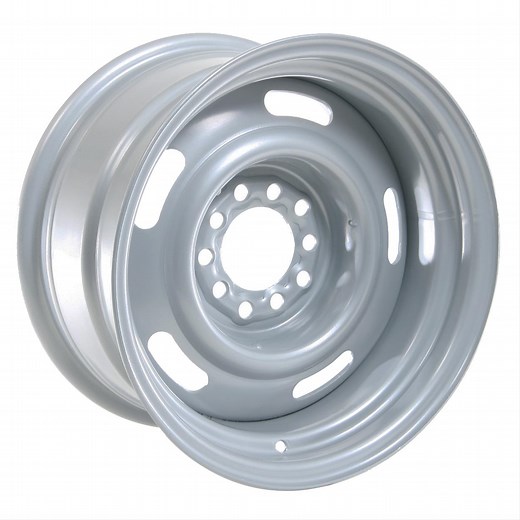 Vision Wheel 55-5804 Vision American Muscle 55 Rally Series Silver Wheels | Summit Racing