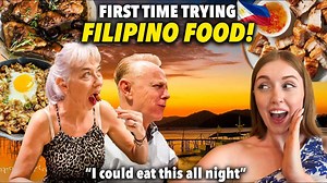 423K views · 10K reactions | Parents Trying Filipino Food for the First Time! (Reacting to Adobo, Sisig, Lechon & More) | The Juicy Vlog | Facebook