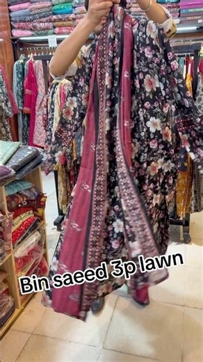 Bin saeed lawn 3p