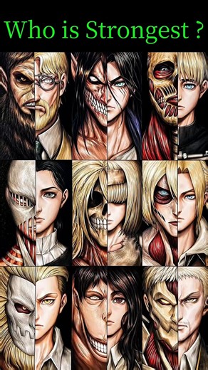 Human vs Titan Faces💀#shorts#anime
