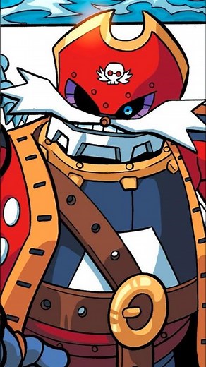 Captain Whisker in Comics #sonicthehedgehog #blazethecat #archiesonic