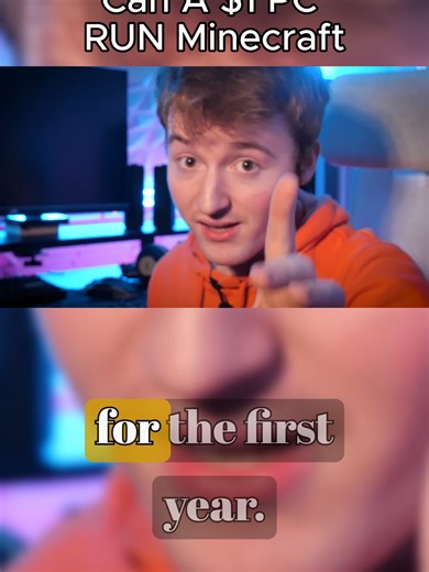 Can a 1$ Pc run Minecraft ? Part.5 #pc #pcgaming #minecraft #java #bench #benchmarks #intel #1 #fyp #techtok #techtips