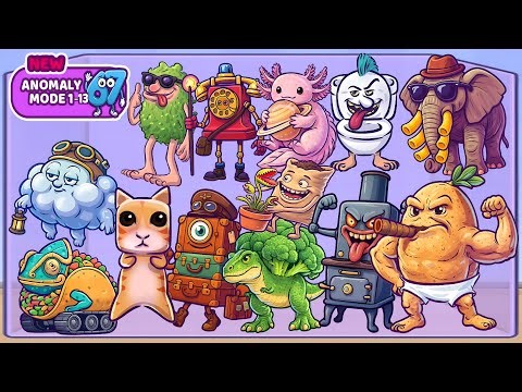 Merge Fellas Italian Brainrot ANOMALY MODE 1- 13 | New Update Characters - Max Level Gameplay