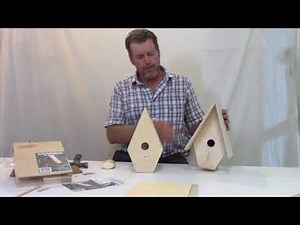 Cathedral Birdhouse kit instructional video.