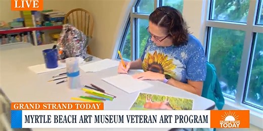 The Veteran Art Program and new exhibits at the Myrtle Beach Art Museum