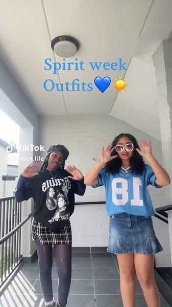 Spirit week outfits☺️💕@Kayla #school #outfitideas #fyp #duo #viraltiktok