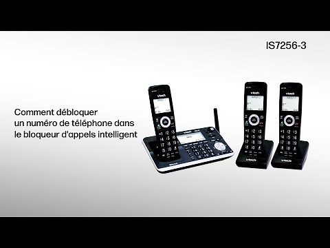 Débloquer un numéro de téléphone - série VTech IS7256