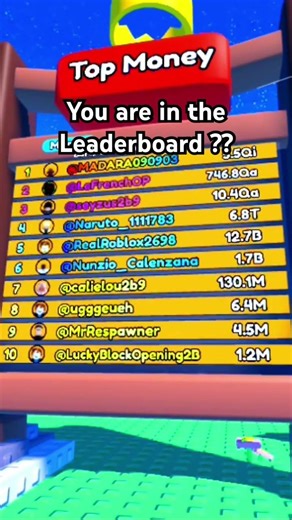 Try now for rush the leaderboard #developer #ad #roblox #games #stealahacker #hackersgames