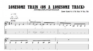 Lonesome Train (On a Lonesome Track) by the Rock n Roll Trio - Anyone Can Play Guitar