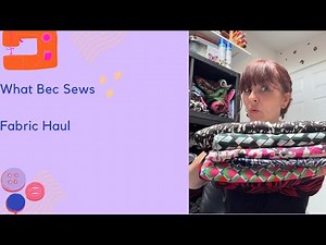 Fabric Haul - Mister Tissu and Sewing Plans