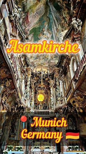 Asamkirche, Munich 🇩🇪 | Best church in Germany | Must visit places in Munich | A Baroque jewel