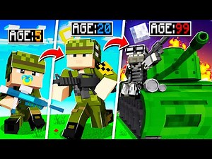 LIFE of BABY ARMY in MINECRAFT!