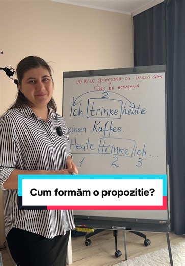 Cum formăm o propoziție simplă în limba germană