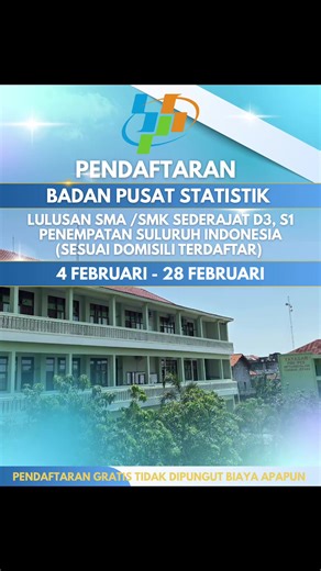 Pendaftaran BPS Resmi Dibuka untuk Semua Lulusan