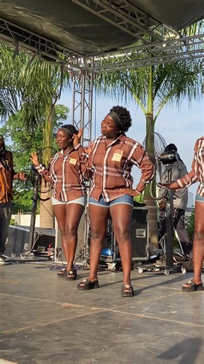Roses Triplets Dance to Ewor Me at Festival