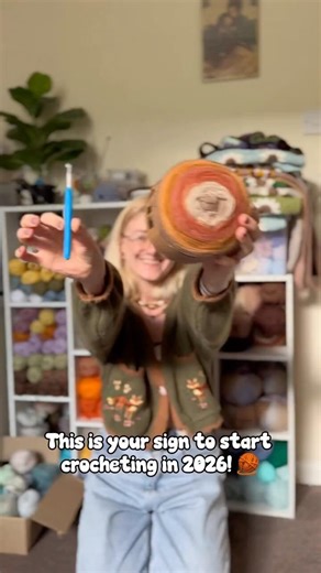 This is your sign to start crocheting in 2026 ! #bybloomandmoon #crochet #handmade