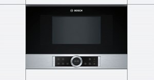 Le four micro-ondes Serie 8 de Bosch perd son plateau tournant