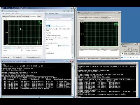 IPERF for Windows - maximum network bandwidth QoS test