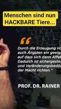 Menschen sind HACKBAR! Der freie Wille ist vorbei!
