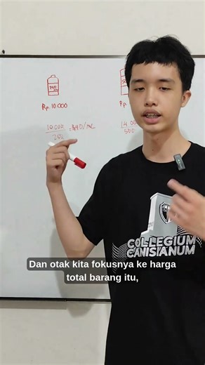 Kenapa ukuran besar hampir selalu lebih hemat? 🤯🥤 #bimbelrumahilmiah #tipsbelanja #matematika