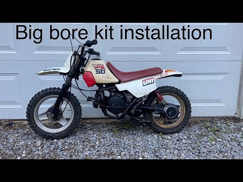 Pw50 big bore kit installation and review