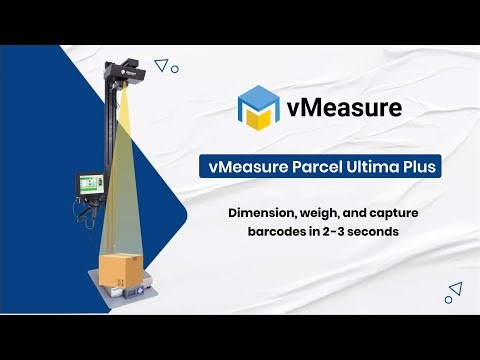 vMeasure Parcel Ultima Plus Demo | Automated Dimension,Weight & Barcode Capture | Parcel Dimensioner