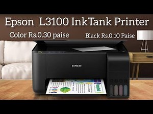 Epson L3100 Multifunction Printer Review & Unboxing