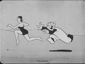 A Day Off | 1928 | Farmer Alfalfa | Aesop's Fables Cartoon | 35mm | Paul Terry