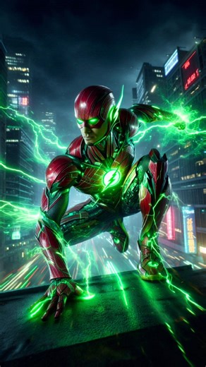 Flash + Green Lantern = Ultimate DC Fusion 🧬🤯 What If Flash Became a Green Lantern 😱 #marvel #dc #ai