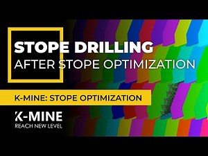 K-MINE Stope Optimization: Seamless Transition from Stope Optimization to Drilling