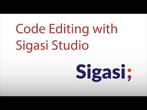 Code editing with Sigasi Studio