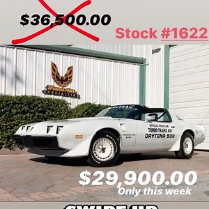 1.3K views · 112 reactions | ON SALE 1981 Trans Am Pace Car 31k...