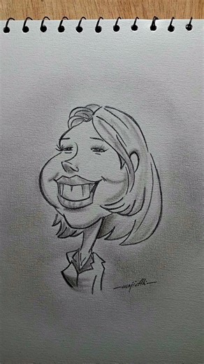 Easy Caricature Drawing #4 | Graphite Pencil Drawing