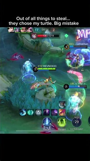 They didn’t come for me… they came for my turtle #shortvideo #mobilelegends #mlbbcreatorcamp