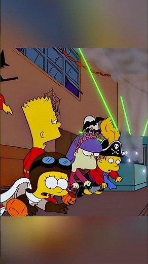 Bart got super powers #simpsons #shorts