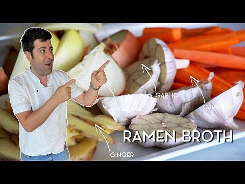 The quintessential CHICKEN RAMEN BROTH made to perfection