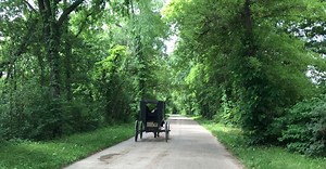 A cycling overnight on the Holmes County Trail, where bicycles and Amish buggies mix