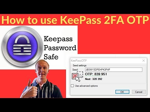 How to use KeePass 2FA OTP