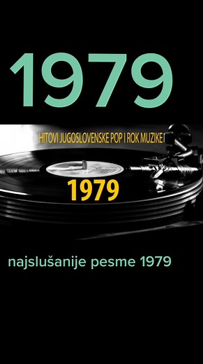 #1979 #80s #hitovi #exyu #exyuhitovi #exyumuzika #muzika #music #balkanmuzika #balkanmusic #balkan #poprocks #jugoslavija #yugo